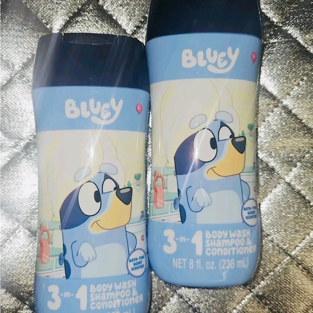 2 Bluey 3-in-1 Body Wash Shampoo Conditioner